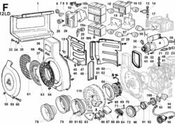 Ricambi Lombardini 12ld raffreddamento/ avviamento