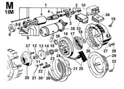 1IMM Ricambi Lombardini 1im avviamento