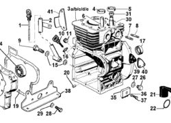 1imd Ricambi Lombardini 1im basamento/ portina/ piedi