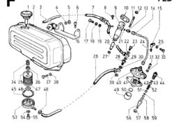 Ricambi Lombardini 7ld circuito combustibile