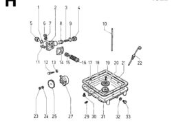 Ricambi Lombardini 10ld circuito di lubrificazione