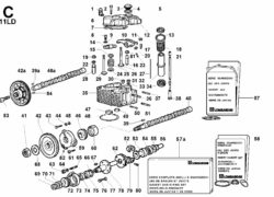 11LDC Ricambi Lombardini 11ld testa/ cappello bil./ valvole/ distribuzione/ regolatore giri