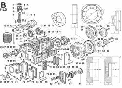 11ldb Ricambi Lombardini 11ld biella/ pistone/ cilindro/ albero gom./ volano/ basamento/ flangiatura/ piedi