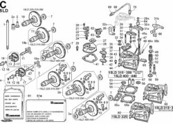 15ldc Ricambi Lombardini 15ld testa/ cappello bil./ valvole/ distribuzione/ regolatore giri