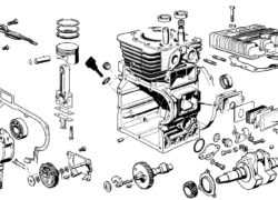 Ricambi Lombardini 1im blocco motore
