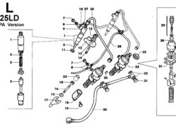 Ricambi Lombardini 25ld blocco motore
