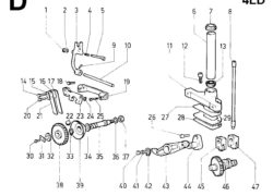 4LDD Ricambi Lombardini 4ld distribuzione/ regolatore di giri