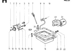 4LDH Ricambi Lombardini 4ld circuito di lubrificazione