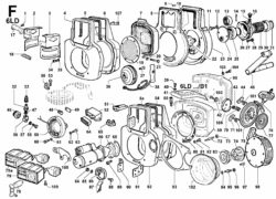 Ricambi Lombardini 6ld raffreddamento/ avviamento