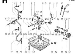 Ricambi Lombardini 7ld circuito di lubrificazione