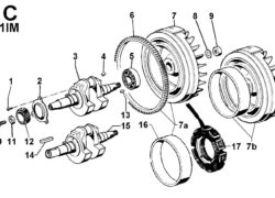 Ricambi Lombardini 1im albero gom./ volano