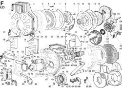 Ricambi Lombardini 3ld raffreddamento/ avviamento