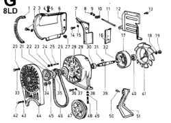 Ricambi Lombardini 8ld raffreddamento