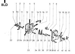 Ricambi Lombardini 8ld comandi