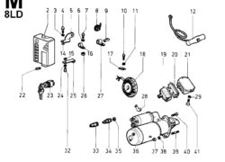 Ricambi Lombardini 8ld avviamento