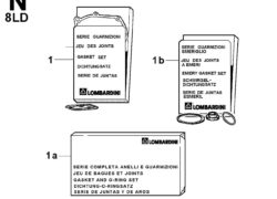 Ricambi Lombardini 8ld serie guarnizioni/ anelli
