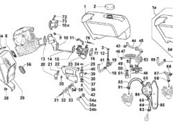 Ricambi Lombardini lga serbatoio/ marmitta scarico/ carburatore