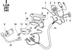 Ricambi Lombardini lga blocco motore