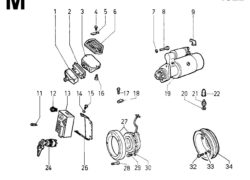 Ricambi Lombardini 10ld avviamento