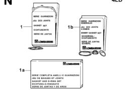 Ricambi Lombardini 4ld serie guarnizioni/ anelli