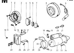 Ricambi Lombardini 7ld avviamento