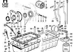 Ricambi Lombardini ldw circuito di lubrificazione