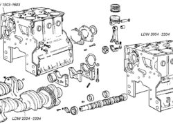 Ricambi Lombardini ldw blocco motore
