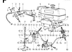 Ricambi Lombardini 10ld circuito combustibile