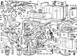 Ricambi Lombardini 12ld circuito combustibile