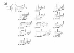 Ricambi Lombardini 15ld tabella alberi a gomito/ blocchi motore