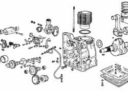 Ricambi Lombardini 7ld blocco motore