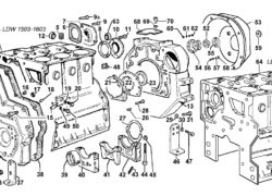 Ricambi Lombardini ldw basamento/ portina/ piedi